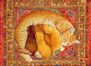 Gatitos en la alfombra de Ditz