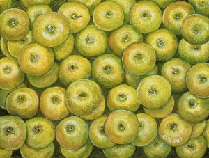Extensión de manzana verde