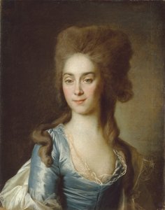Retrato de Tatyana Petrovna Raznatovskaya, de soltera Rezvaya, 1781