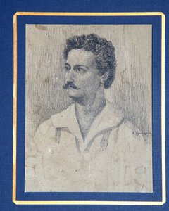 Retrato del Decembrista Sergey Krivtsov 1802-1864 de Dmitri Petrovich Oznobishin