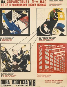 El Primero de Mayo. La URSS es el Camino Recto hacia el Comunismo, 1931 de Dmitriy Stakhievich Moor