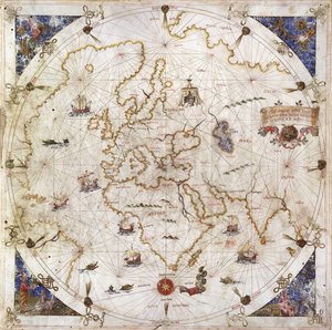 Carta portulana del mundo, 1519 de Dolfin Bonaldo