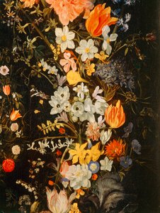 El Triunfo del Amor con rodete de flores ...