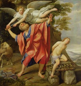 El sacrificio de Isaac de Domenichino
