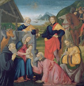 La Adoración de los Magos de Domenico Ghirlandaio