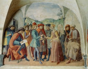 La dote de la novia de Domenico Ghirlandaio