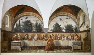 La Última Cena de Domenico Ghirlandaio