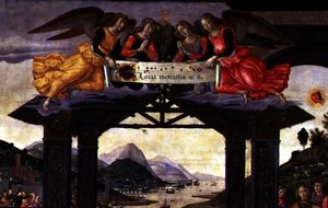 La adoración de los magos, 1488 (detalle)