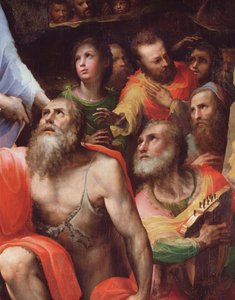 Descenso de Cristo al limbo, detalle