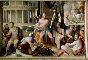 El sacrificio de Codros, rey de Atenas