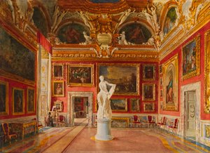 Sala di Giove en el Palacio Pitti en Florencia, 1875