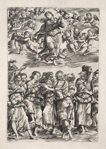 La Asunción de la Virgen de Domenico Campagnola