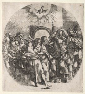 El descenso del Espíritu Santo, 1518