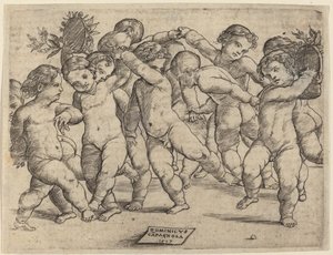 Doce Niños Bailando de Domenico Campagnola