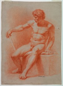 Dibujo, Dibujo, Desnudo, ca. 1740