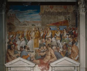 Procesión del Cuerpo de San Antonino de Domenico Cresti