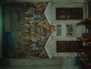 Procesión del cuerpo de San Antonino de Domenico Cresti