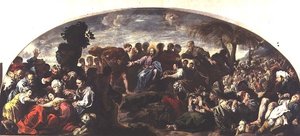 La alimentación de los cinco mil de Domenico Fetti or Feti