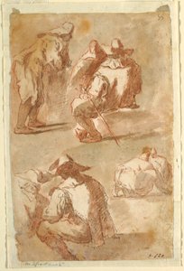 Estudios figurativos de Domenico Gargiulo, called Micco Spadaro