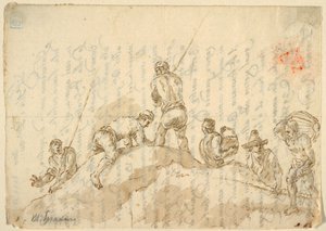 Figuras en una colina