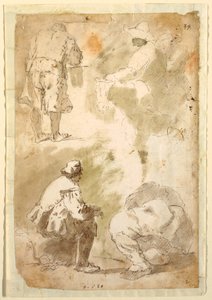 Cinco hombres de Domenico Gargiulo, called Micco Spadaro
