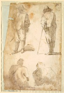 Cuatro hombres de Domenico Gargiulo, called Micco Spadaro