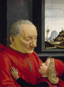 Un anciano y su nieto, 1488