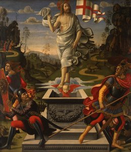 Alemán: Die Auferstehung Christi Resurrección de Cristo de Domenico Ghirlandaio