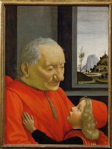 Retrato de un anciano y un niño - ... de Domenico Ghirlandaio