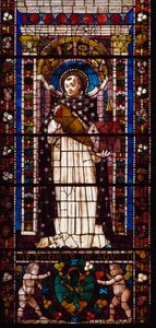 Representación de Santo Tomás de Aquino (Vidriera)