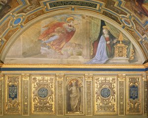 La Anunciación de Domenico Ghirlandaio