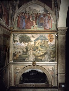 Funeral de San Francisco de Domenico Ghirlandaio