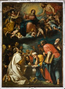 Asunción de la Virgen (óleo sobre lienzo) de Domenico Il Sarzana Fiasella