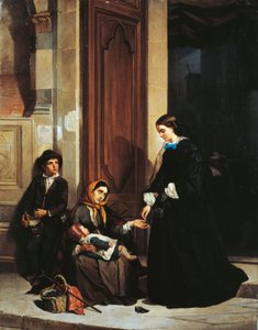 La Caridad de Domenico Induno
