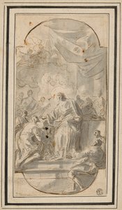 Cristo comulgando (La institución de la Eucaristía) de Domenico Mondo