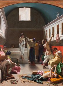Los baños de Pompeya de Domenico Morelli