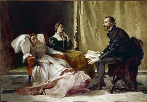 Torquato Tasso leyendo Gerusalemme liberata a Eleonora d