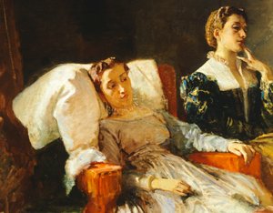 Torquato Tasso leyendo Jerusalén liberada a Eleonora d