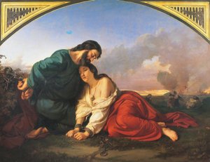 Dos Mártires Cristianos Condenados a Ejecución de Domenico Morelli