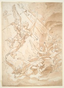 Caída de los Ángeles Rebeldes de Domenico Piola