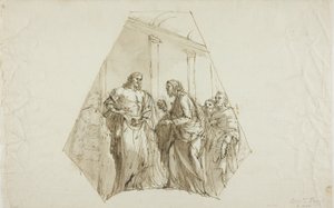 Doubting Thomas (Diseño de Spandrel) de Domenico Pozzi