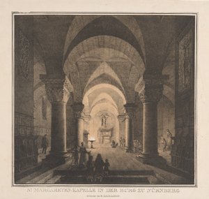 Edificios notables de la Edad Media en Alemania: Capilla de Santa Margarita en el Imperial..., 1819