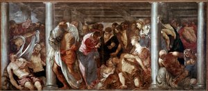 Cristo escucha al paralítico (la piscina probática) de Domenico Robusti Tintoretto