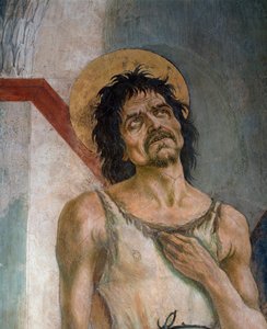 San Juan Bautista y San Francisco de Asís: (detalle) de Domenico Veneziano