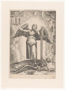 Alegoría de la Fe Pictura religionis (título sobre el objeto)