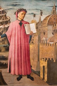 Detalle de la Divina Comedia de Dante Alighieri