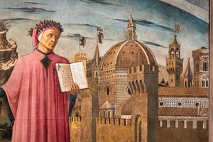 Detalle de la Divina Comedia de Dante Alighieri
