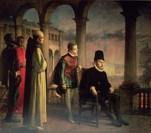 Felipe II (1527-98) declarando su fe de Domingo Valdivieso