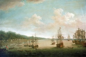 Guerra de los Siete Años (1756-1763): toma de La Habana (Cuba) de Dominic Serres