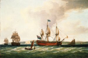 El "Saint George", buque de primera clase de 100 cañones, construido en 1756 en los astilleros de Woolwich (Inglaterra), fue el buque de mando de la flota durante la batalla naval de la Bahía de Quiberon, o Batalla de los Cardenales, en 1759.